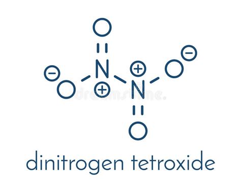 Azoto N2 Modello Molecolare Di Dinitrogeno E Formula Chimica