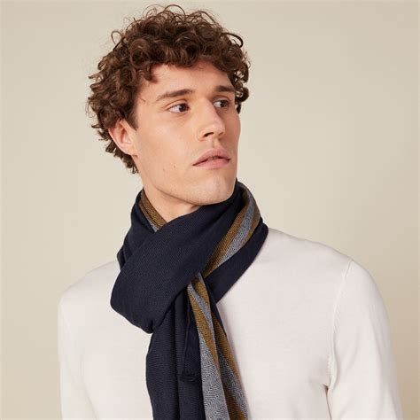 Foulard Bleu Marine Homme Vibs