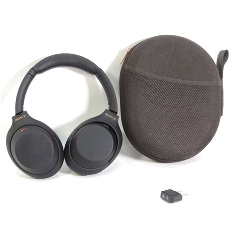 Sony WH-1000XM4 Wireless Noise-Cancelling Over-Ear Headphones - Black