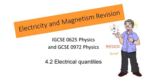 4 2 Electrical Quantities IGCSE Physics MEMO YouTube