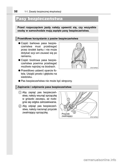 Toyota Yaris Instrukcja Obs Ugi In Polish Pages