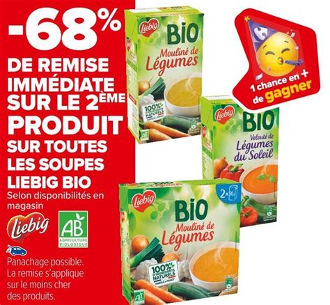 Promo Liebig Bon Plan Sur Toutes Sur Les Soupes Liebig Bio Chez