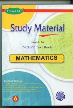 Oswaal Study Material Based On NCERT Text Book Mathematics For Class 6