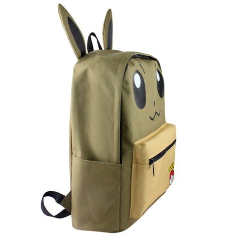 Mochila Escolar Pok Mon Eevee Cubo Nerd O Universo Geek Em Um Clique