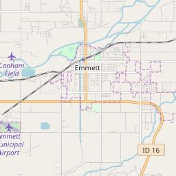 Map Of Emmett Idaho | Draw A Topographic Map