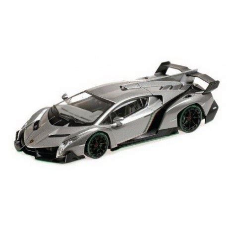 Lamborghini Veneno 2014 Grey With Green Character Line Kyosho