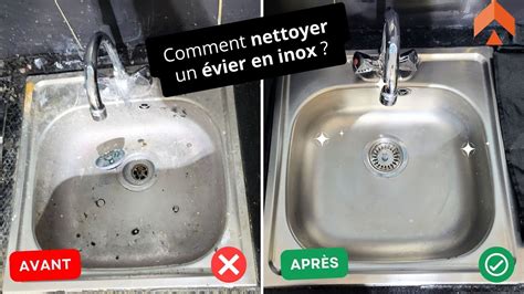 Comment nettoyer un évier en inox nettoyage YouTube