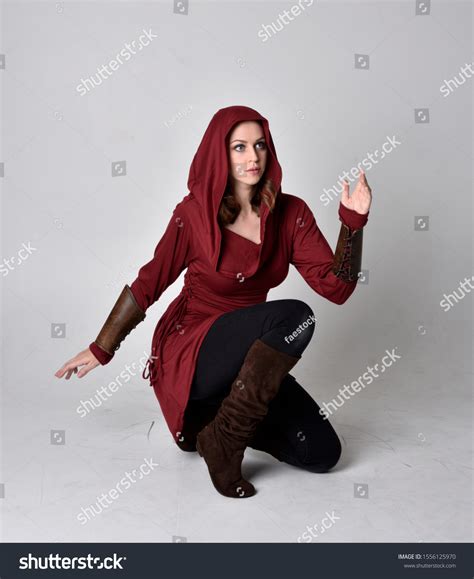 Full Length Portrait Brunette Girl Wearing Stock Photo Shutterstock