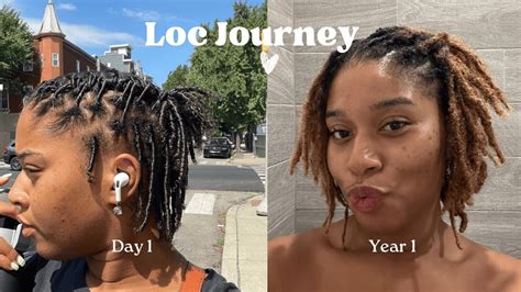 1 YEAR LOC GROWTH Visual Loc Journey COMB COILS Starter YouTube