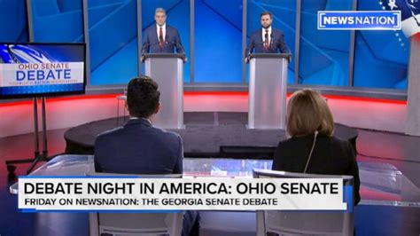 JD Vance Tim Ryan Meet For First Ohio Senate Debate As Polls Show