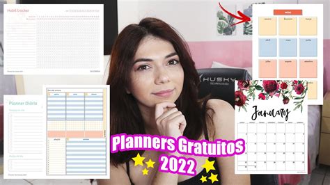 Planners Gratuitos Pra Baixe Agora Youtube