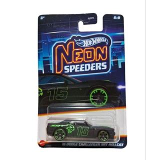Hot Wheels Neon Speeders Dodge Challenger Srt Hellcat Shopee Brasil