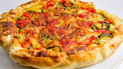 Tarte Feuillet E Aux L Gumes Et Au Fromage Rapide Savoureuse Et Simple