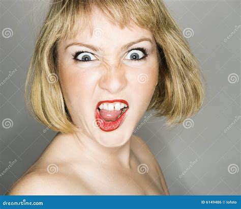 Woman Looking Angry Stock Photo Image Of Upset Photograph 6149486