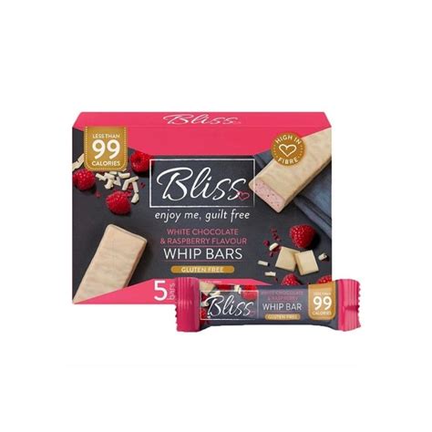 Bliss White Chocolate And Raspberry Flavour Whip Bars 5pk 125g Best Price In Sri Lanka