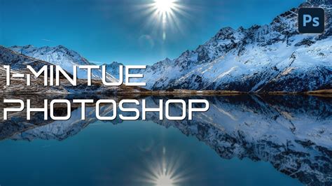 How To Create Reflection 1 Minute Photoshop EP 12 YouTube