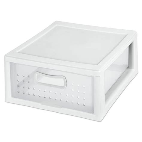 Sterilite 2401 Small Modular Drawer White 24018003