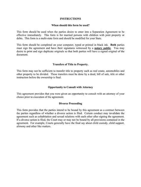 Divorce Agreement Template Fill Out Sign Online Dochub