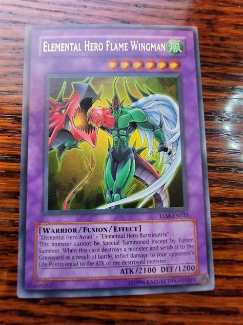 Yugioh Elemental Hero Flame Wingman Tlm En035 Ultra Rare Unlimited