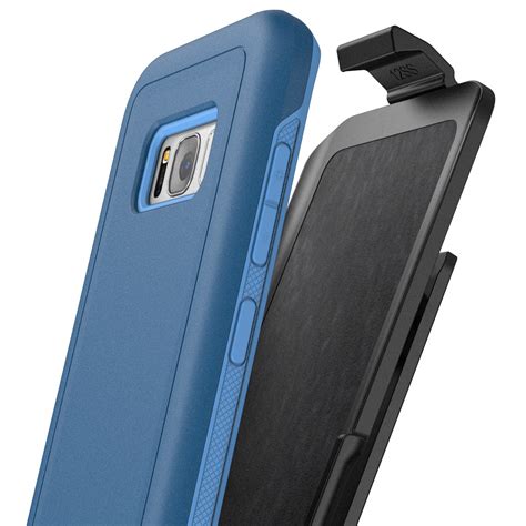 Galaxy S8 Plus Rebel Case And Holster Blue Encased