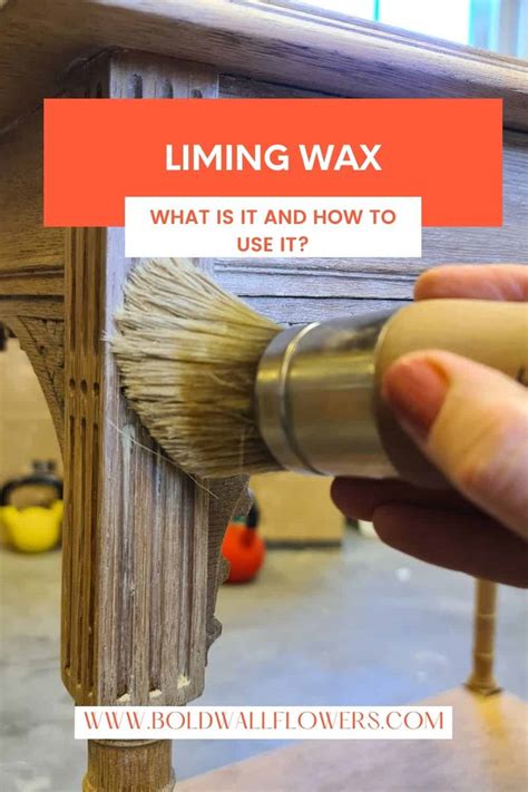 What Is Liming Wax And How To Use It On Furniture