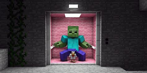 Minecraft House Turned Into Functional Elevator In Amazing Mod