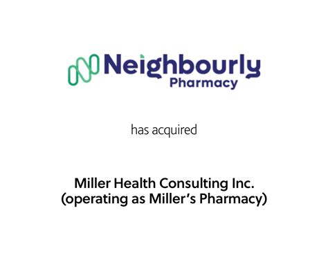Neighbourly Pharmacy Inc. has acquired Miller Health Consulting Inc. | MNP