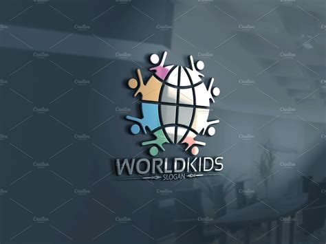 Kids World Logo | Branding & Logo Templates ~ Creative Market