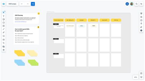 OKR Template | Whiteboards.io