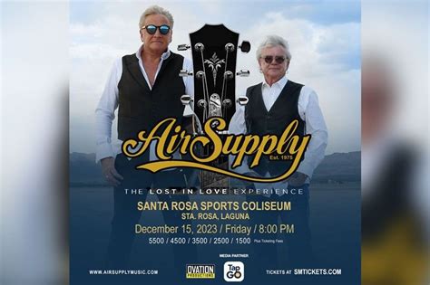 Air Supply returning to the Philippines in December - Air Supply