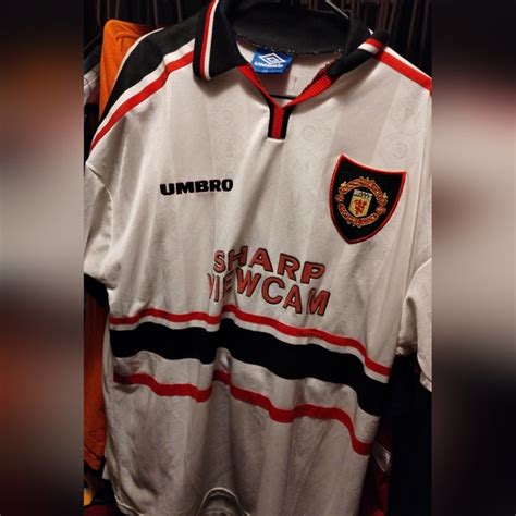 Umbro Shirts Rare Authentic Manchester United 9981999 Treble Year