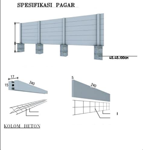 Harga Borongan Pasang Pagar Panel Beton Di Surabaya Kontraktor