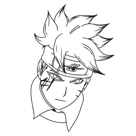 anime line art, anime character,cartoon 27423731 Vector Art at Vecteezy