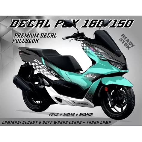 Jual Sticker Decal Honda Pcx Fullbody Premium Dekal Striping