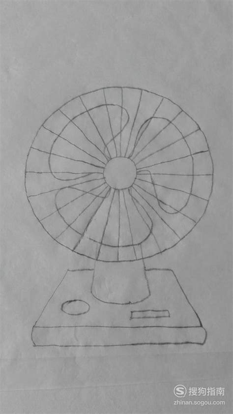 风扇吹的风的简笔画 简笔画图片大全 蒲城教育文学网