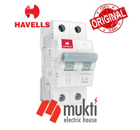 Havells Mcb Dp A Ka Miniature Circuit Breaker Double Pole P