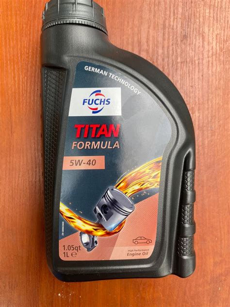 Моторное масло FUCHS TITAN FORMULA 5W 40 отзывы