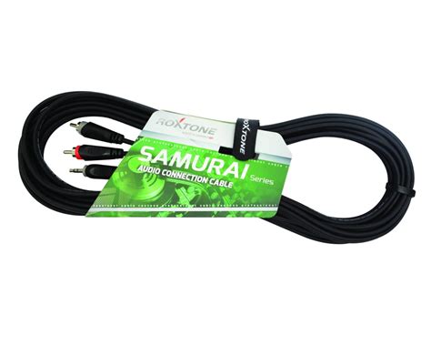 Cable Discman Roxtone Samurai Plug Rca X Plug St Mt