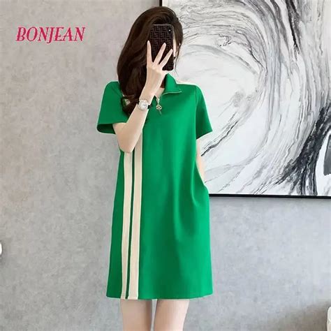 New Casual Fashion Loose Tennis Dress Dress 2022 Summer Mini Dress Maxi