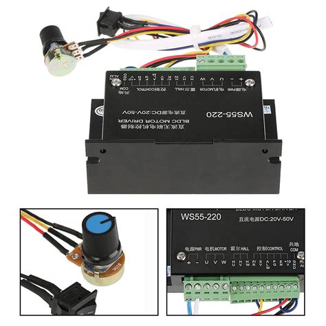 Ws Dc V W Cnc Brushless Spindel Bldc Motor Driver Controller