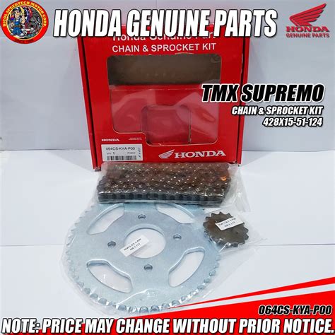 TMX SUPREMO CHAIN SPROCKET KIT SET 428X15 51 124 HPI GENUINE