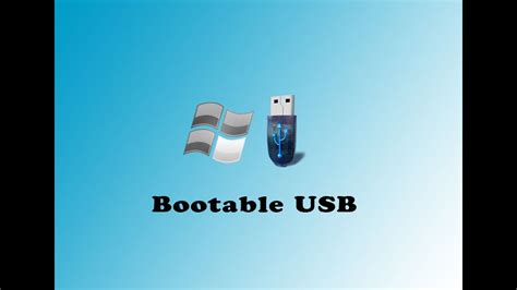 Create Bootable Usb Flash Drive For Windows 10 8 7 Vista Or Xp Youtube