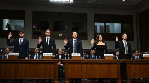 Tiktok Meta Other Social Media Ceos Survive Congressional Grilling