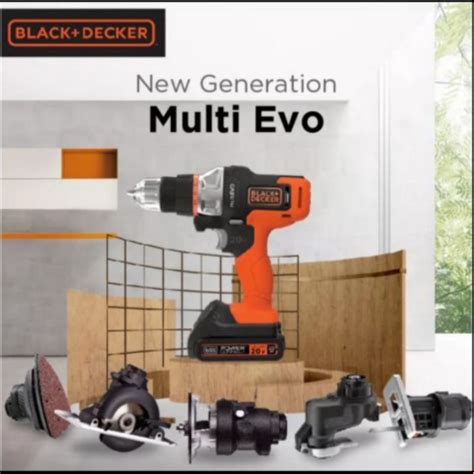 Jual Mesin Cordless Black Decker Multi Evo Multifungsi 6 Toolkit