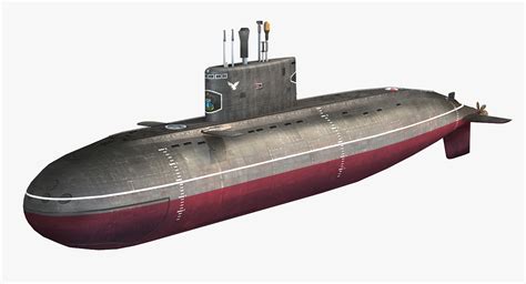 Russian kilo class submarine 3D model - TurboSquid 1158062