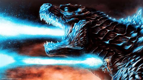 [100+] Godzilla Atomic Breath Wallpapers | Wallpapers.com