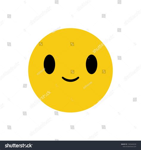 Emoticon Emoji Vector Happy Face Stock Vector Royalty Free 1345444220