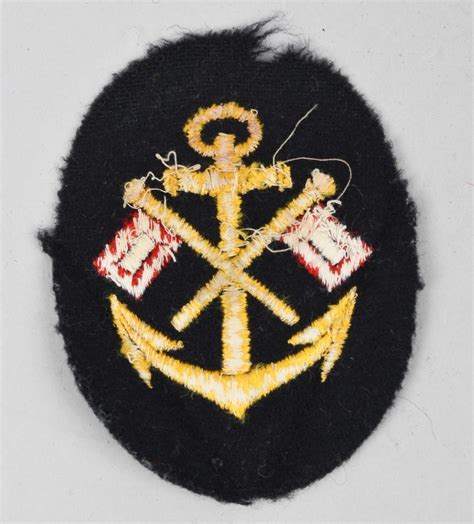 Kriegsmarine Signals NCO's Career Sleeve Insignia - Military Antiques