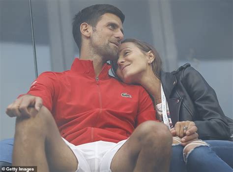 Novak Djokovic Puts On An Affectionate Display With Wife Jelena At His