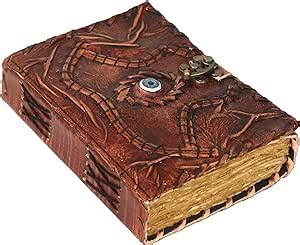 Amazon Hocus Pocus Book Of Spells Leather Journal Deckle Edge